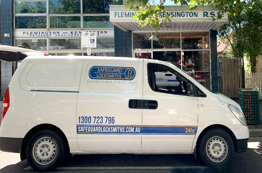 Safeguard Locksmiths mobile van operating in the Kensington area
